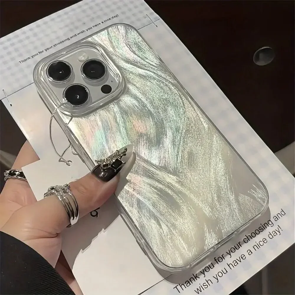 Apple iPhone 16 Pro / Max Minimalist Holographic Full Protection phone case